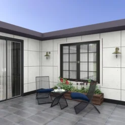 3pc Eclectic Metal Outdoor Seating Set - Black - Olivia & May -Olivia & May GUEST 4a342d97 5db3 4435 ae12 d9501c13d9c1