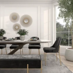 Metal Sunburst Round Wall Decor With Mirror Accent Set Of 3 Gold - Olivia & May -Olivia & May GUEST 4aaf8404 471b 41cd bd51 ee14455b629e