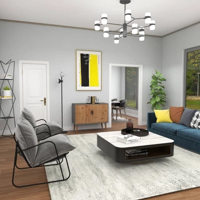 Wood 2 Cabinet Buffet Brown/Gray - Olivia & May 13 Wood 2 Cabinet Buffet Brown/Gray - Olivia & May - Image 11