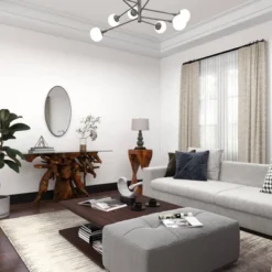 Wood Oval Wall Mirror – Olivia & May -Olivia & May GUEST 4bae543e 4705 43e4 808a 4df2a40dd852