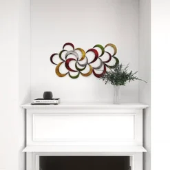 Metal Abstract Scalloped Wall Decor - Olivia & May -Olivia & May GUEST 4c122455 dce9 4ec5 81a6 ff8c4eba522a