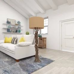 Rustic Floor Lamp Beige - Olivia & May -Olivia & May GUEST 4c41c9c1 acbb 4666 b7cf 01a0dd60ae7f