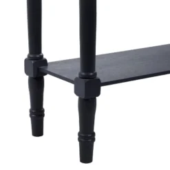 Traditional Wood Console Table Black - Olivia & May -Olivia & May GUEST 4d2e1380 51e6 4466 9e93 3160d54d7ac3
