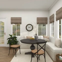 Metal Wall Clock With Bordeaux White - Olivia & May -Olivia & May GUEST 4d52692c d6db 4e9f a6fb 4c20195522c4