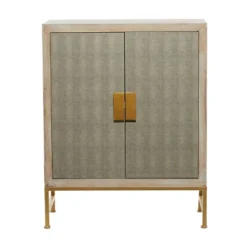 Contemporary Metal Cabinet - Olivia & May -Olivia & May GUEST 4d8929c6 1141 4e13 b473 a86c220fa11e