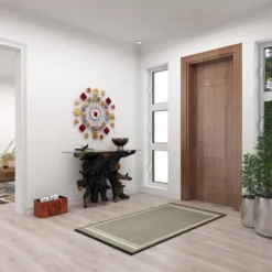 Metal Sunburst Wall Decor With Square Panel Accent Brown - Olivia & May -Olivia & May GUEST 4dbafbca a82e 4bb0 bc64 b330c6df6355