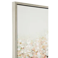 Canvas Tree Framed Wall Art With Silver Frame White - Olivia & May -Olivia & May GUEST 4ddd315a c87c 4975 8852 7f130d693c4d