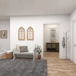 Eclectic Metal Coat Rack Silver - Olivia & May -Olivia & May GUEST 4ecc1d71 3847 4ba9 95b2 ad8c20b33cb7