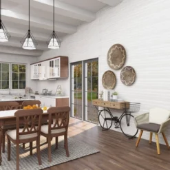 Farmhouse Metal Console Table Red - Olivia & May -Olivia & May GUEST 4efdcb7c fd29 44c2 95e1 b1e73099ad0c