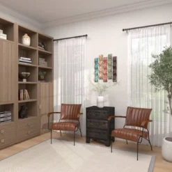 Metal Abstract 5 Wavy Panels Wall Decor With Embossed Details - Olivia & May -Olivia & May GUEST 4f73fdb9 2074 4229 8622 c8bc3a6177b2