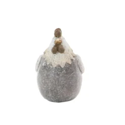 Magnesium Oxide Country Polystone Hen Garden Sculpture Gray - Olivia & May -Olivia & May GUEST 4fda3a37 7671 407d bebe 8a7c10501ca5
