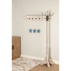 Rustic Freestanding Coat Rack Gray - Olivia & May