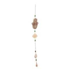 32" X 5" Metal Eclectic Buddha Windchime Brown - Olivia & May: Home Decor, Harmonious Melody, Indoor Use -Olivia & May GUEST 50e24264 494d 4fd5 95c9 28ca54fc8b2c