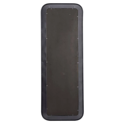 Industrial Metal Rectangle Wall Mirror Black - Olivia & May 8 Industrial Metal Rectangle Wall Mirror Black - Olivia & May - Image 6