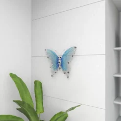 Eclectic Butterfly Wall Decor Silver - Olivia & May -Olivia & May GUEST 52592955 1939 43d4 b510 e3c41d2272e6