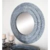 Farmhouse Metal Wall Mirror Gray - Olivia & May -Olivia & May GUEST 5314c8dd 3253 4b02 bb01 4c5f49da30a5