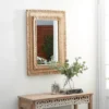 Bohemian Wood Rectangle Wall Mirror Brown - Olivia & May -Olivia & May GUEST 535ddf14 9bae 4b9a 97ff a0e5d7e2e30c