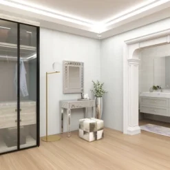 Set Of 2 Glam Wood Console Tables Gray - Olivia & May -Olivia & May GUEST 53612a9f d65e 4760 8e44 88e625e86c57