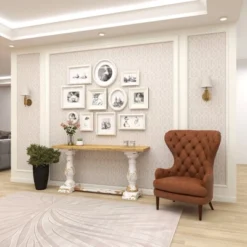 Vintage Wood Console Table White - Olivia & May -Olivia & May GUEST 5382677b c10c 40ce ad3c 5d5c49989f27