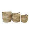 Set Of 3 Seagrass Storage Baskets Natural - Olivia & May -Olivia & May GUEST 53b61d66 ae16 4e34 b5b0 d55d8bc2ca3b