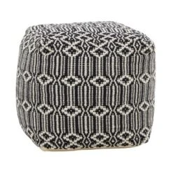 Bohemian Cotton Pouf - Olivia & May 16 Bohemian Cotton Pouf - Olivia & May -Olivia & May GUEST 53f3cf9f 252f 42d6 8c58 e4e3886b9117