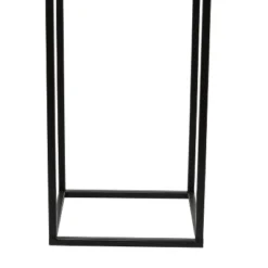 Olivia & May 11" Wide 3pc Modern Square Metal Planter Pots Light Gray -Olivia & May GUEST 5467bcf2 4751 4259 8b71 74eb142418ac