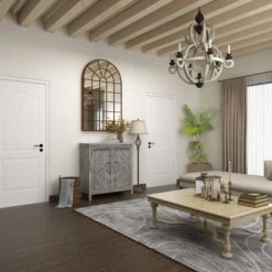 Farmhouse Wood Cabinet Gray - Olivia & May -Olivia & May GUEST 54ac9fb9 6396 4627 91e3 239ed1df6280