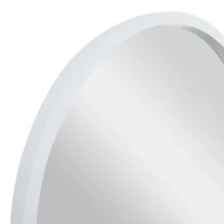 Contemporary Wood Wall Mirror White - Olivia & May -Olivia & May GUEST 550a94be 3802 43ca 8dc3 52129f5bceec