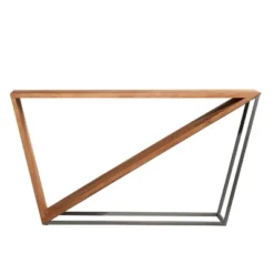 Modern Triangular Console Table Brown - Olivia & May -Olivia & May GUEST 553dc08b e194 4360 a7d1 853294eda715