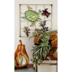 Set Of 2 Metal Turtle Wall Decors - Olivia & May -Olivia & May GUEST 5561c228 45d4 4028 bd76 7fe385b8e929