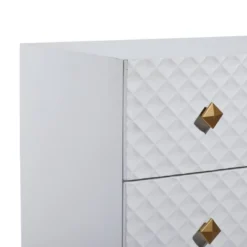 Modern 3 Drawer Wooden Chest White - Olivia & May -Olivia & May GUEST 55958cf3 c2ec 48b8 953e 2d1e3bcb9f8f