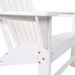 32"x37" Traditional Resin Adirondack Chair - White - Olivia & May -Olivia & May GUEST 56d045c8 c206 4c18 97ee 6a4e4e0aeb86