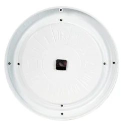 Farmhouse Metal Vintage Wall Clock White - Olivia & May -Olivia & May GUEST 573c1861 f9d3 480f 9d2b 58ecbd1a70cf