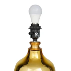 26" X 16" Glam Glass Table Lamp Gold - Olivia & May -Olivia & May GUEST 57906276 865e 4d05 a587 567db834c17d