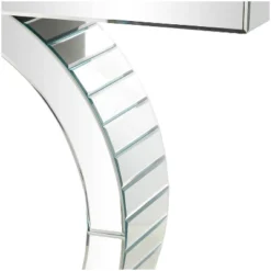 Glam Glass Console Table Silver - Olivia & May -Olivia & May GUEST 5793c1a4 1b7a 4102 8b18 d2a1e5ac84c8