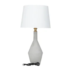 Modern Cement Table Lamp White - Olivia & May -Olivia & May GUEST 581a3843 55ef 4014 9027 04414fb81819