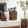 3pk Banana Leaf Storage Baskets Brown - Olivia & May 2 3pk Banana Leaf Storage Baskets Brown - Olivia & May -Olivia & May GUEST 58755028 8706 4e1a a844 0629e8f9f15d