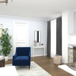 Contemporary Wood Rectangle Shaped Wall Mirror With Thin Minimalistic Frame - Olivia & May -Olivia & May GUEST 58773265 4d39 4d78 aea3 d01bad7e8e84