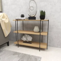 Contemporary Metal Console Table - Olivia & May 30 Contemporary Metal Console Table - Olivia & May -Olivia & May GUEST 58999b0a c7e6 4223 8b7f cf92197e4e28