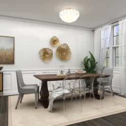 Metal Floral Wall Decor Set Of 3 Gold - Olivia & May -Olivia & May GUEST 58ba2af6 8e7c 4c7d ad64 fed30771b819