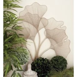 Glam Metal Floral Wall Decor - Olivia & May -Olivia & May GUEST 58d13731 e69e 4f83 afb5 5c4e89ae37e5