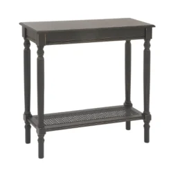 Wood Traditional Rectangular Console Table Black - Olivia & May -Olivia & May GUEST 58d71652 d190 41c8 bd49 ccd2a6690a7d