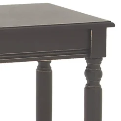 Wood Traditional Rectangular Console Table Black - Olivia & May -Olivia & May GUEST 5907df15 a154 4fd8 888a 52bb27d43166