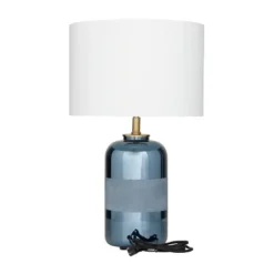 Modern Ceramic Table Lamp Blue - Olivia & May -Olivia & May GUEST 594dc584 46c0 4ecf ae63 37641bbd138a
