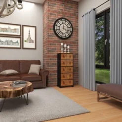 Wood 10 Drawer Footed Chest Olivia & May -Olivia & May GUEST 5b2468c9 b3b5 45cb 953a bbaeb31c8110