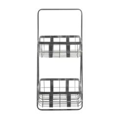 Farmhouse Iron Storage Basket Gray - Olivia & May 9 Farmhouse Iron Storage Basket Gray - Olivia & May -Olivia & May GUEST 5b2d4ff2 70bc 4d2f 8dd7 faf49cced9af