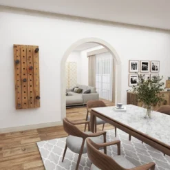 Rustic Wood Wall Wine Rack Brown - Olivia & May -Olivia & May GUEST 5b6711b3 e61e 47d2 a6e5 719ddeb8d4d6