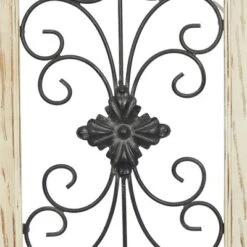 Set Of 2 Wood Scroll Arabesque Wall Decors Natural/Black - Olivia & May -Olivia & May GUEST 5b9445f3 17dc 4be1 a6e0 76aa07ef754c