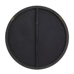 Contemporary Wood Round Wall Mirror - Olivia & May -Olivia & May GUEST 5bea80d2 650d 4d74 a98b 4f1361892439