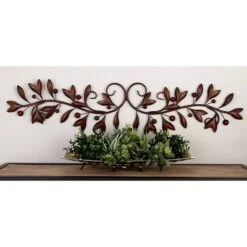 Traditional Metal Leaf Floral Wall Decor - Olivia & May -Olivia & May GUEST 5c121af9 5975 4aea aca3 e6943bcea2d8